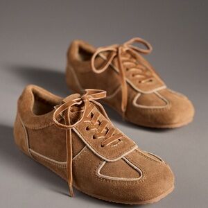 Kelsi Dagger Tan Suede Athletic Shoes By Anthropologie